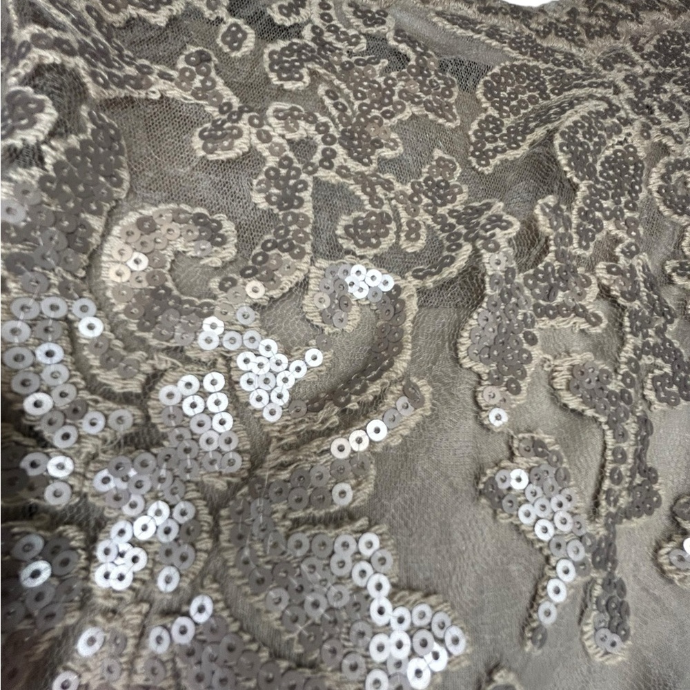 Tadashi Shoji Waverly Sequin Embroidered Gown - Size 2 - Picture 16 of 16